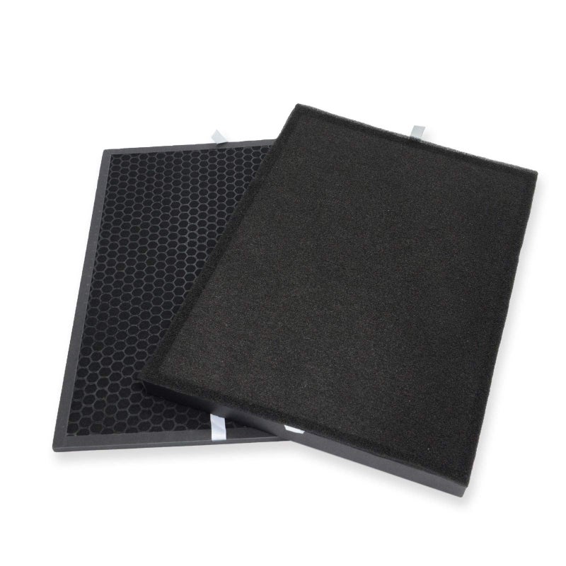 PUREBURG RF200 Replacement Filter Set Compatible with Oransi OV200 Air Purifier,H13 HEPA + Activated Carbon 2-IN-1 Pre-Filters Air Clean Dust VOCs - Image 1